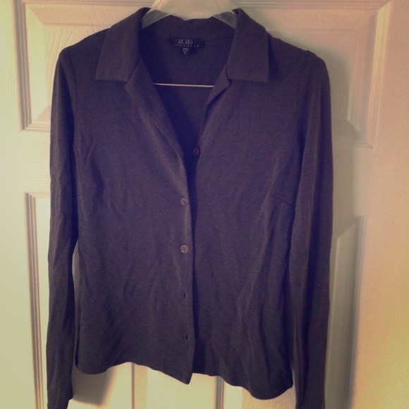 BCBG Max Azria Dark Gray Shirt