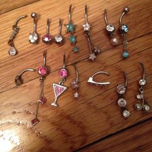 Belly button ring collection