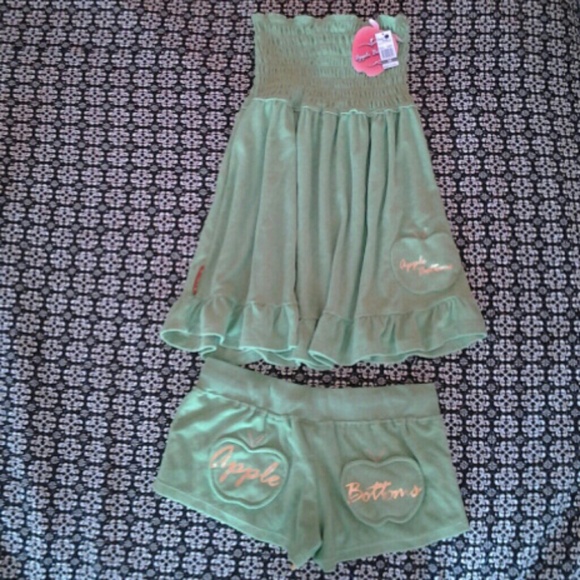 Apple bottom swimwear collection (green) authentic