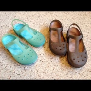 Crocs translucent Mary Janes