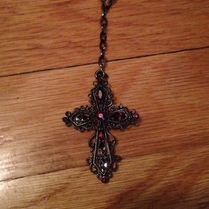 Gothic cross necklace