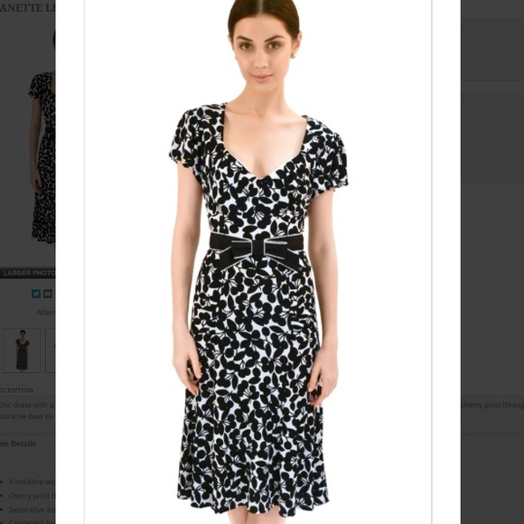 NANETTE LEPORE VERY CHERRY DRESS sz 10 SALE