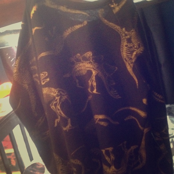 Forever21 dinosaur sweater