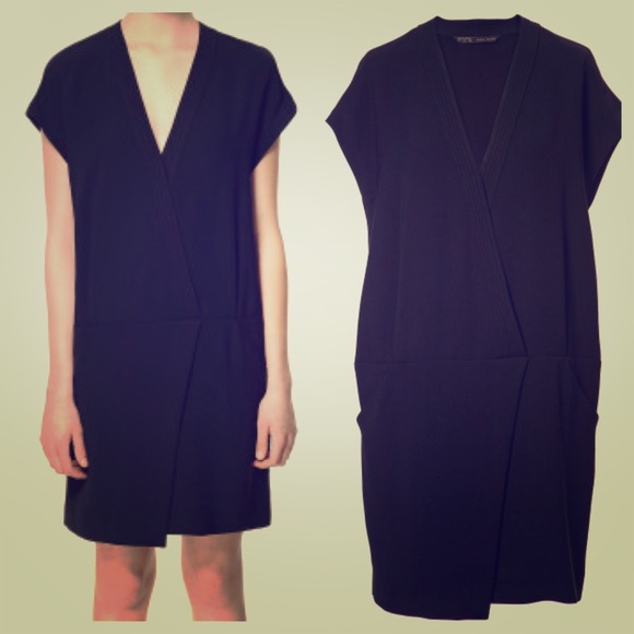 Zara black short sexy dress