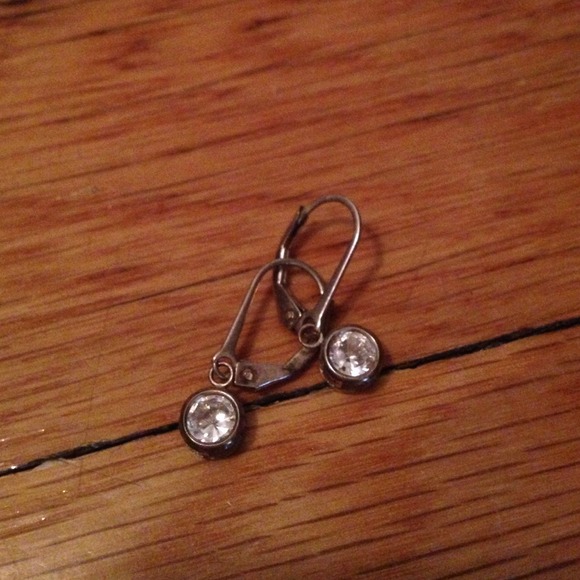 Small rhinestone earrings