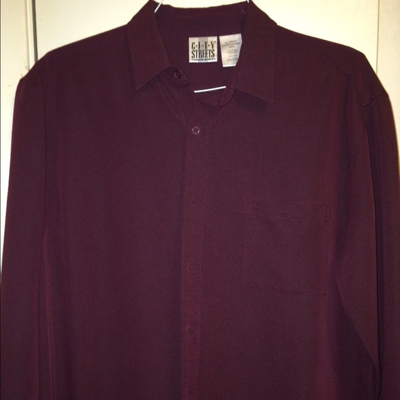 City streets button down shirt
