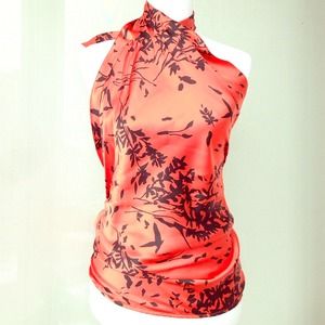 SOLD! 12items Bundled. Backless Sexy Silk Blouse