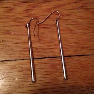 Silver earrings