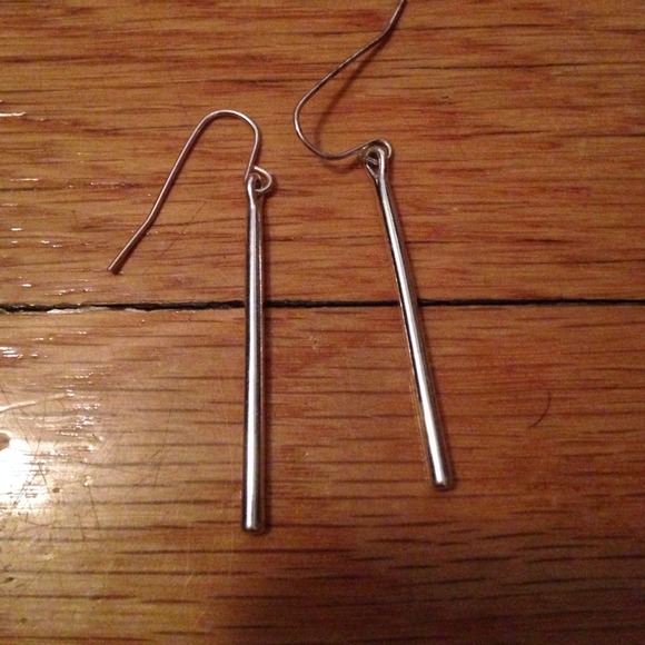 Silver earrings