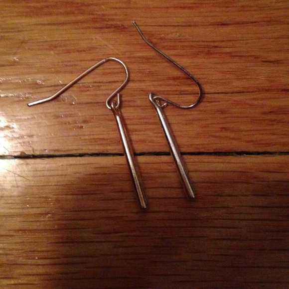 Silver earrings