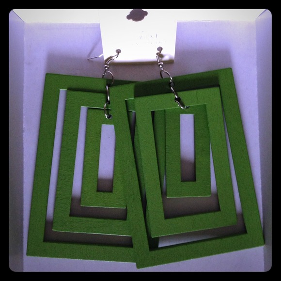 Rectangle Spin Earrings