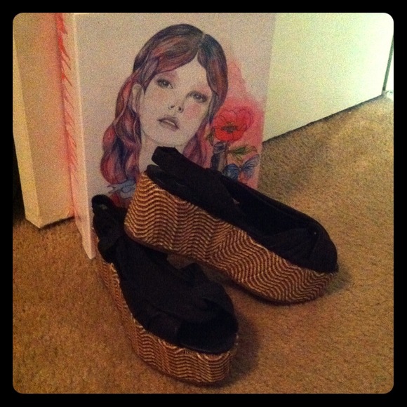Jeffrey Campbell Fatima Wicker- Black