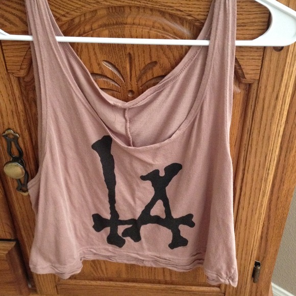 Brandy Melville LA bones tank top
