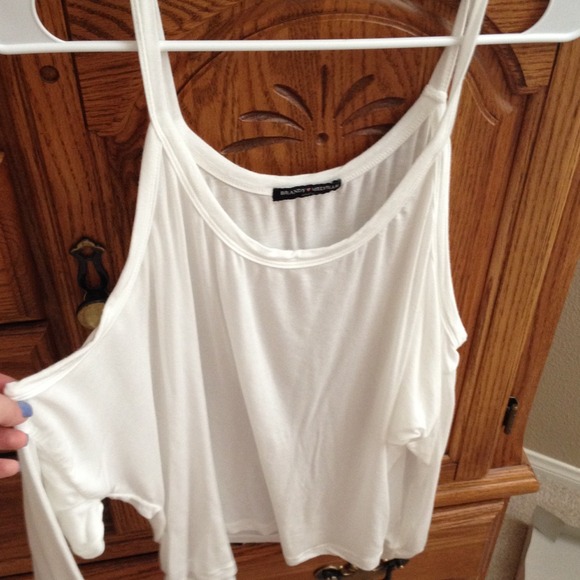 SOLD Brandy melville off shoulder white top