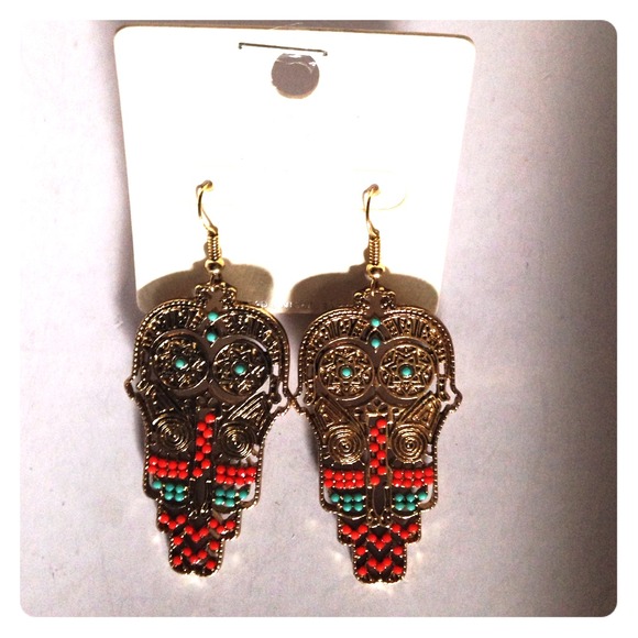 Hamas Beaded Earrings