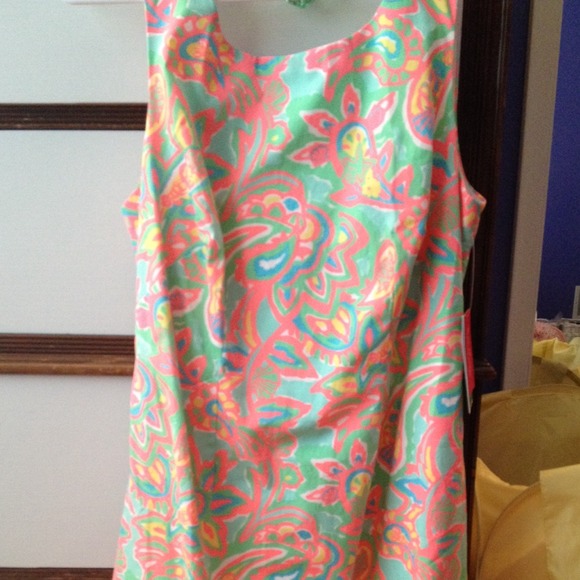 Lilly Pulitzer Delia Dress in Sand Bar Blue/Splash