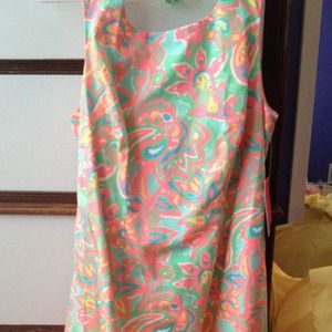 Lilly Pulitzer Delia Dress in Sand Bar Blue/Splash