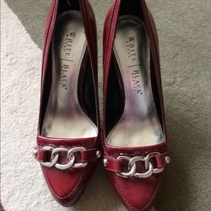 White House red patent leather