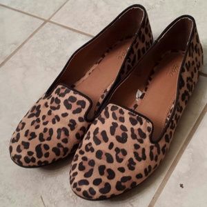 Mossimo leopard ballet loafer flats 8.5