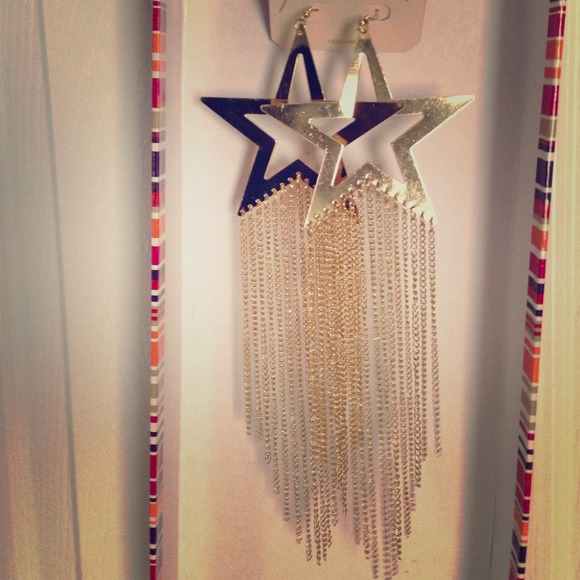 Shooting Star Dangle Earrings