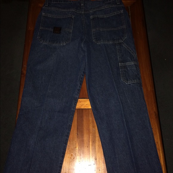 Old navy blue jeans