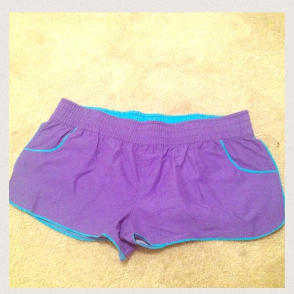 Purple shorts