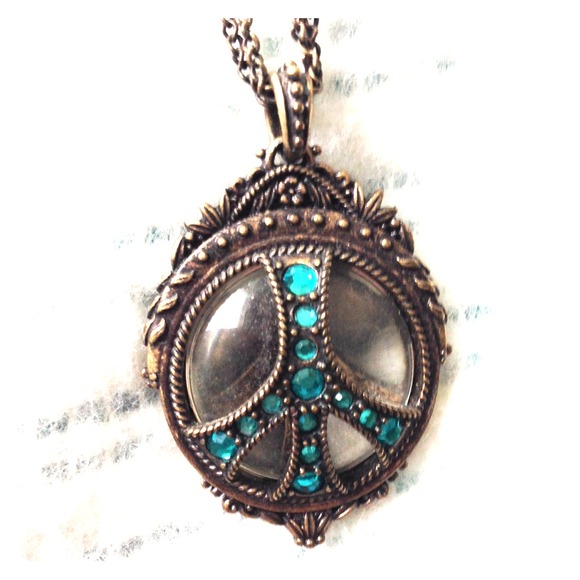 Lucky Brand Jewelry - Lucky Brand Peace Sign Necklace