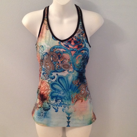 Avani Colorful Workout Racerback Tank