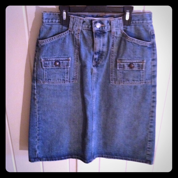 Gap Jeans Denim Utility Skirt new without tags