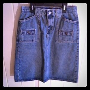 Gap Jeans Denim Utility Skirt new without tags
