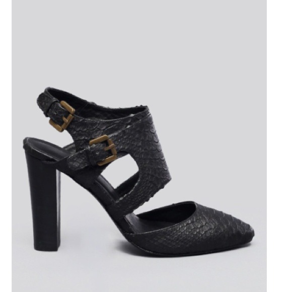 *REDUCED* Plomo Richelle snake heels sz9 - Picture 2 of 4