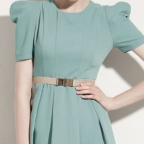 Mint green ladies dress