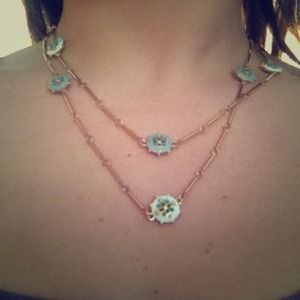 Banana Republic floral necklace