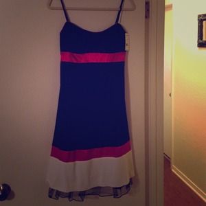 Three Pink Hearts dress