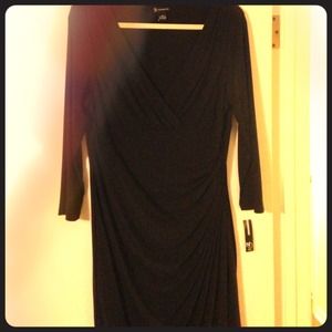 New Direction black, wrap dress