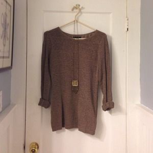 Rachel Zoe open knit slouchy sweater
