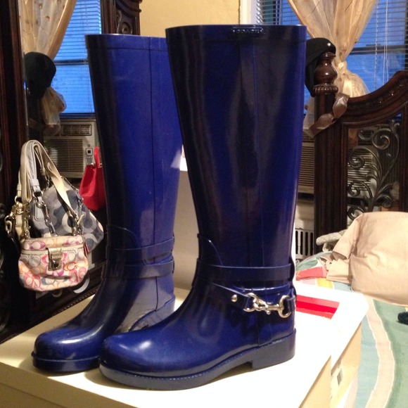 Coach Rain Boots Style Lori - Picture 2 of 4