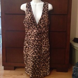 Forever 21 animal print sexy cocktail dress