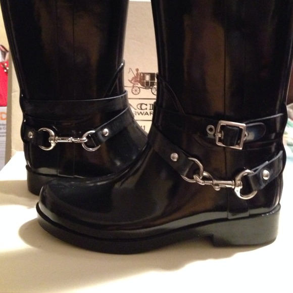 Authentic Coach Rainboots Style Lori - Picture 2 of 4