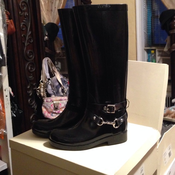Authentic Coach Rainboots Style Lori - Picture 3 of 4