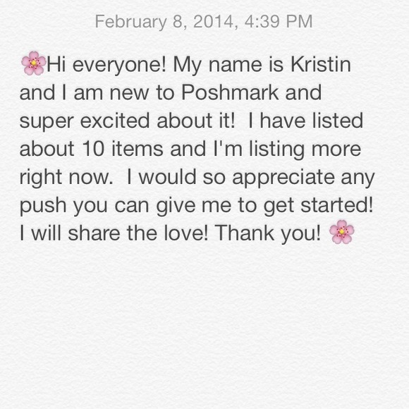 🌸New to Poshmark🌸
