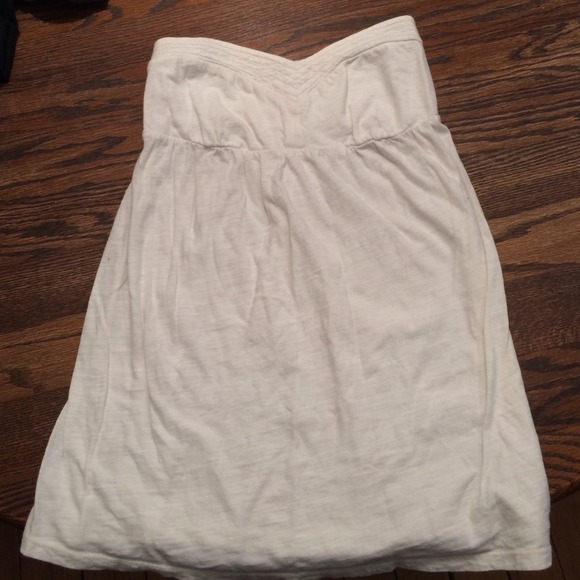 White sweetheart tube top