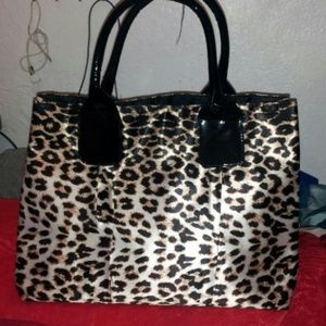 Leopard print tote ♦Reduced from 25♦