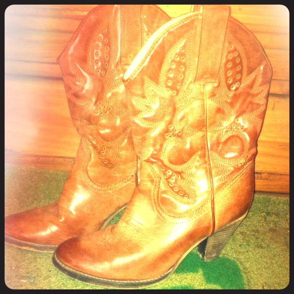 Size 10 Heeled Cowgirl Boots