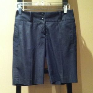 Ann Taylor Loft denim walking shorts size 2