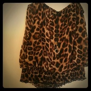 Leopard Print Halter Top