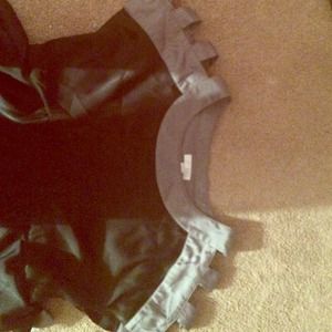 Black and gray dress