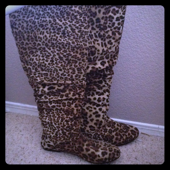 Cheetah boots