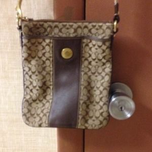 Coach long strapped purse