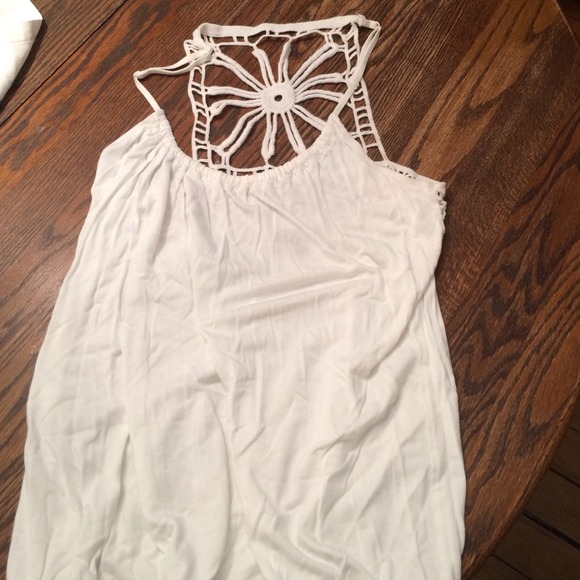 White tank top